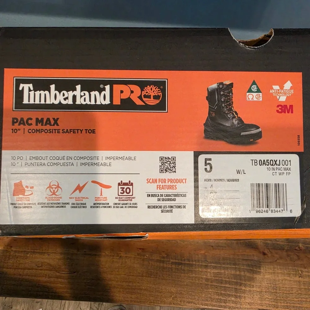Timberland PRO Mens Pac Max Work Boots 10